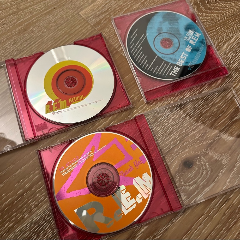 Collection of 3 R.E.M CDs